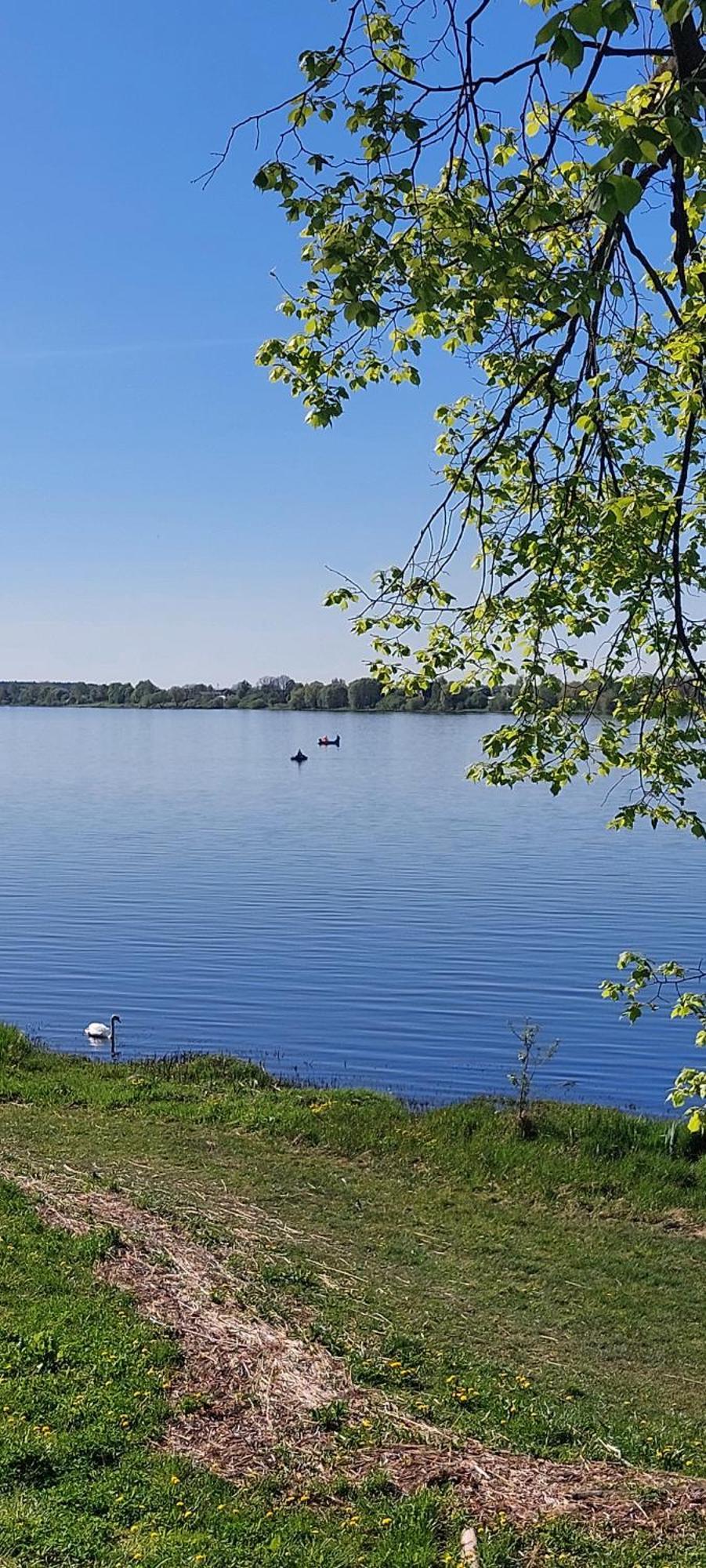 у реки *